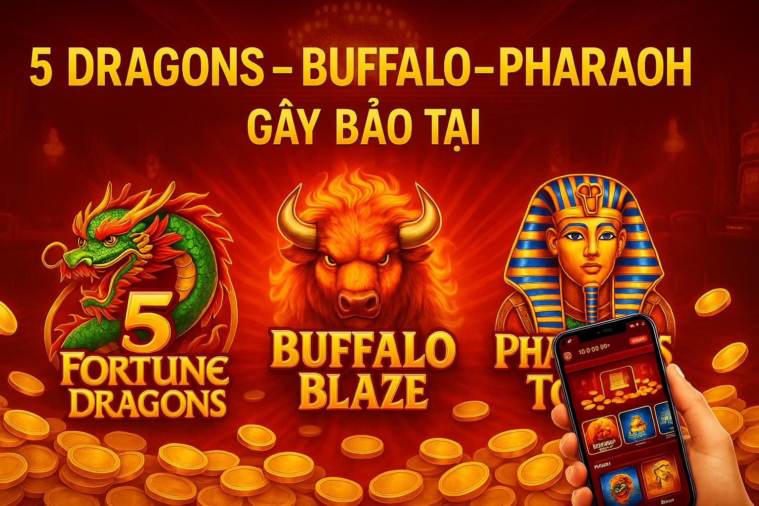 5 Fortune Dragon, Buffalo & Pharaoh BSPORT