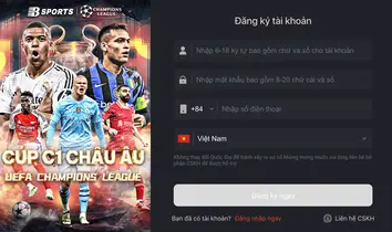 Đăng Ký Tài Khoản BSPORT